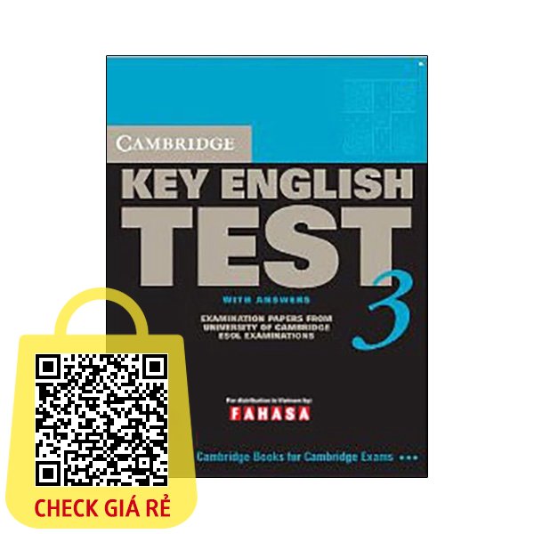 Sach Cambridge Key English Test 3 with Answers FAHASA Reprint Edition