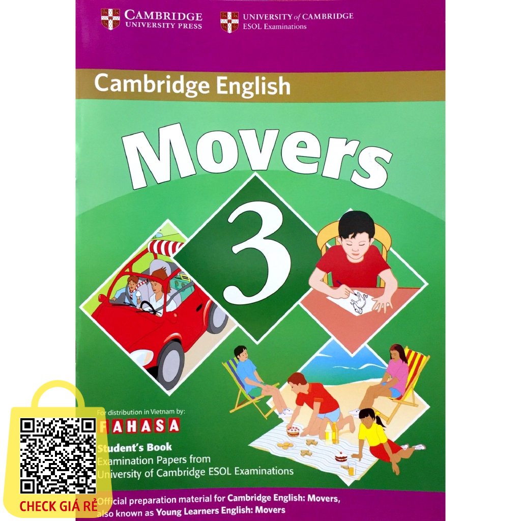 Sách Cambridge Young Learner English Test Movers 3 SB FAHASA Reprint Edition