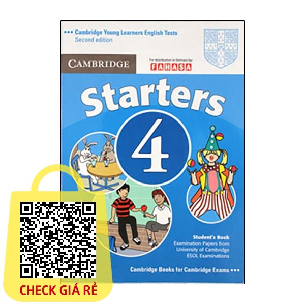 Sách Cambridge Young Learner English Test Starters 4 SB FAHASA Reprint Edition
