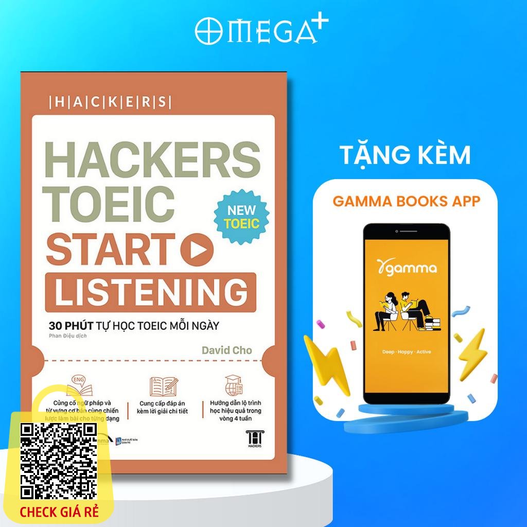 Sách Cho Người Mới Học TOEIC: Hackers TOEIC Listening Từ Cơ Bản Đến Nâng Cao (Bán Chạy Top 1 Tại Hàn Quốc)