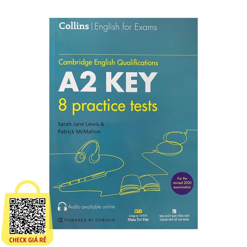 Sách Collins English for exams : Cambridge English Qualifications : A2 Key 8 practice tests ( Nhân Trí việt )