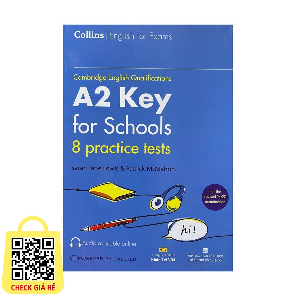 Sách Collins English for exams :Cambridge English Qualifications : A2 Key for schools 8 practice tests