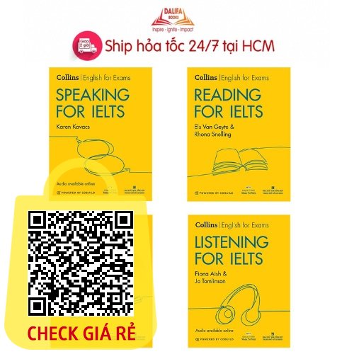 Sách Collins For IELTS – 2nd Edition: Writing, Reading, Listening, Speaking (Kèm file MP3)(Combo lẻ tuỳ chon)