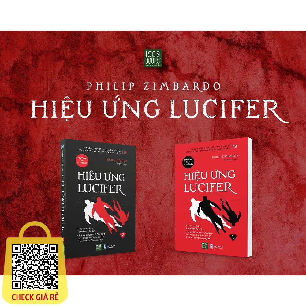 Sách Combo 2 tập Hiệu ứng Lucifer Philip Zimbardo (1980BOOKS HCM)