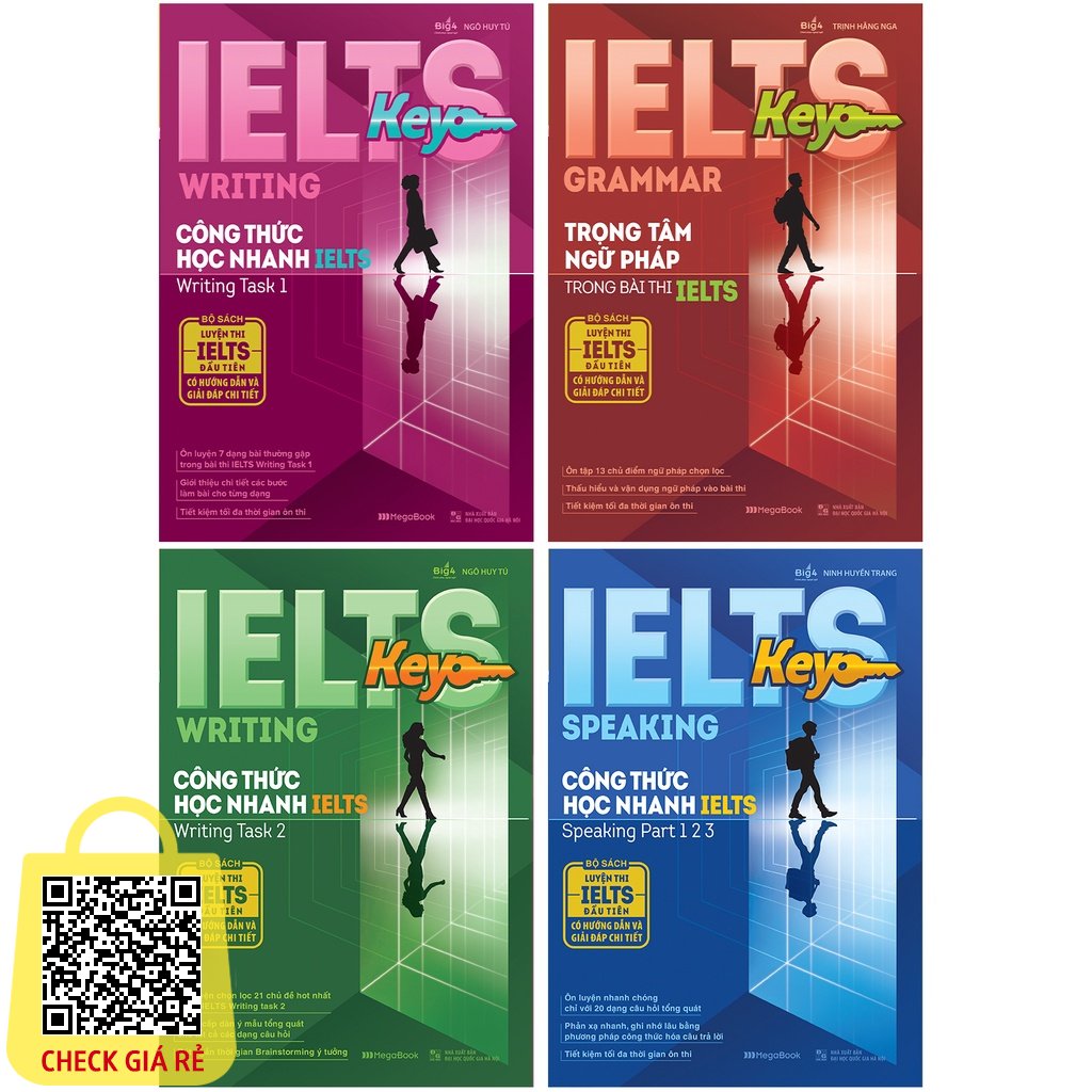 Sách Combo 4 cuốn IELTS Key – Công thức học nhanh IELTS