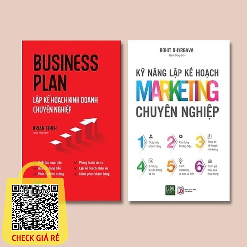 Sách Combo Business Plan Lập Kế Hoạch Kinh Doanh Chuyên Nghiệp + Kỹ Năng Lập Kế Hoạch Marketing Chuyên Nghiệp