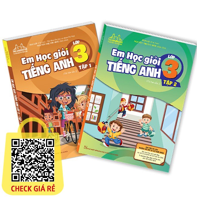 Sách - Combo em học giỏi tiếng Anh lớp 3 (2 cuốn) Tặng Kèm Bookmark