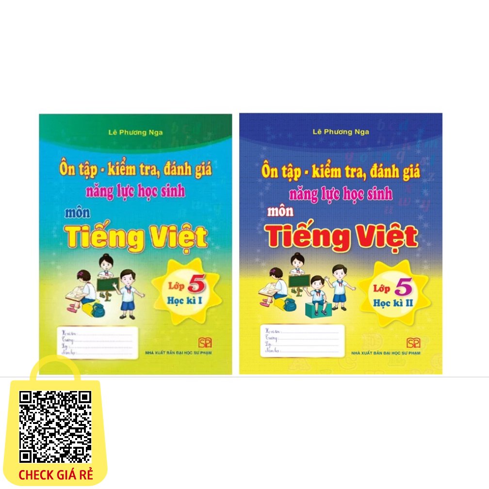 Sách Combo Ôn tập kiểm tra, đánh giá năng lực học sinh môn Tiếng Việt lớp 5 (Học kì I + Học kì II)