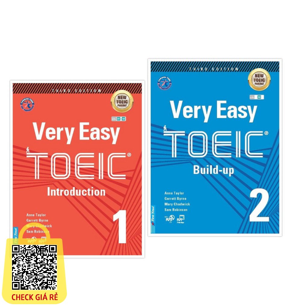 Sách Combo Very Easy Toeic 1 Introduction + Very Easy Toeic 2 Build Up First News FIN