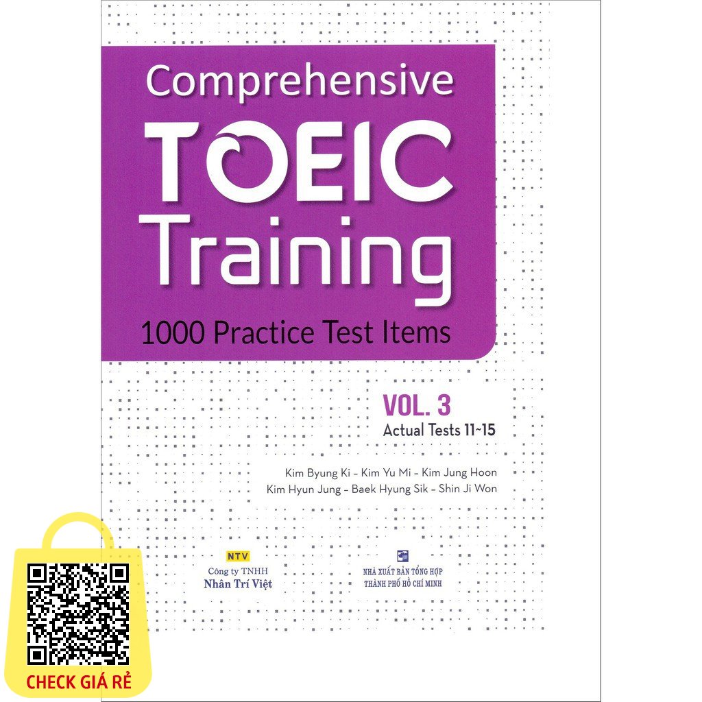 Sách Comprehensive Toeic Training 1000 Practice Test Items (Vol 3) Kèm CD NTV