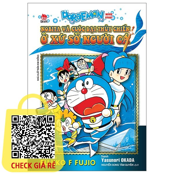 Sách Doraemon Movie Story: Nobita Và Cuộc Đại Thủy Chiến Sở Xứ Sở Người Cá (Tái Bản 2022)