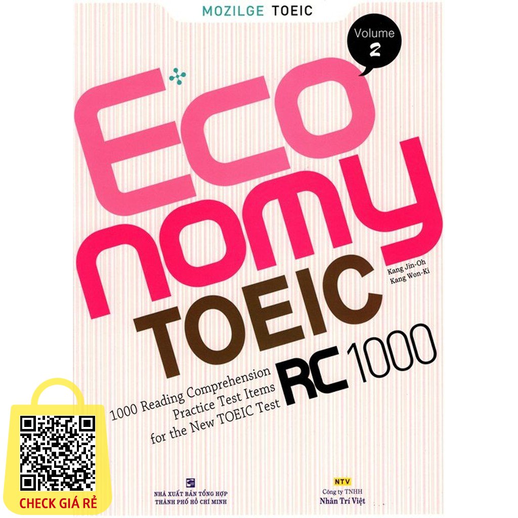 Sách Economy TOEIC RC1000 Volume 2 NTV