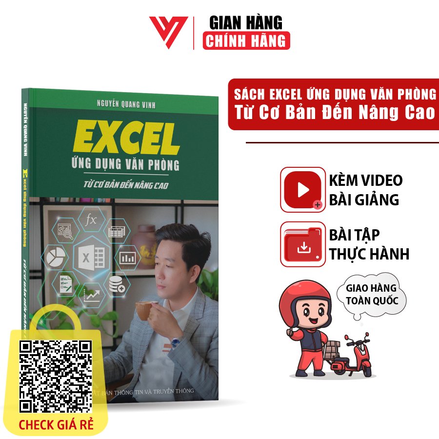Sach Excel Ung Dung Van Phong DAO TAO TIN HOC Tu Co Ban Den Nang Cao Co Kem Video Khoa Hoc