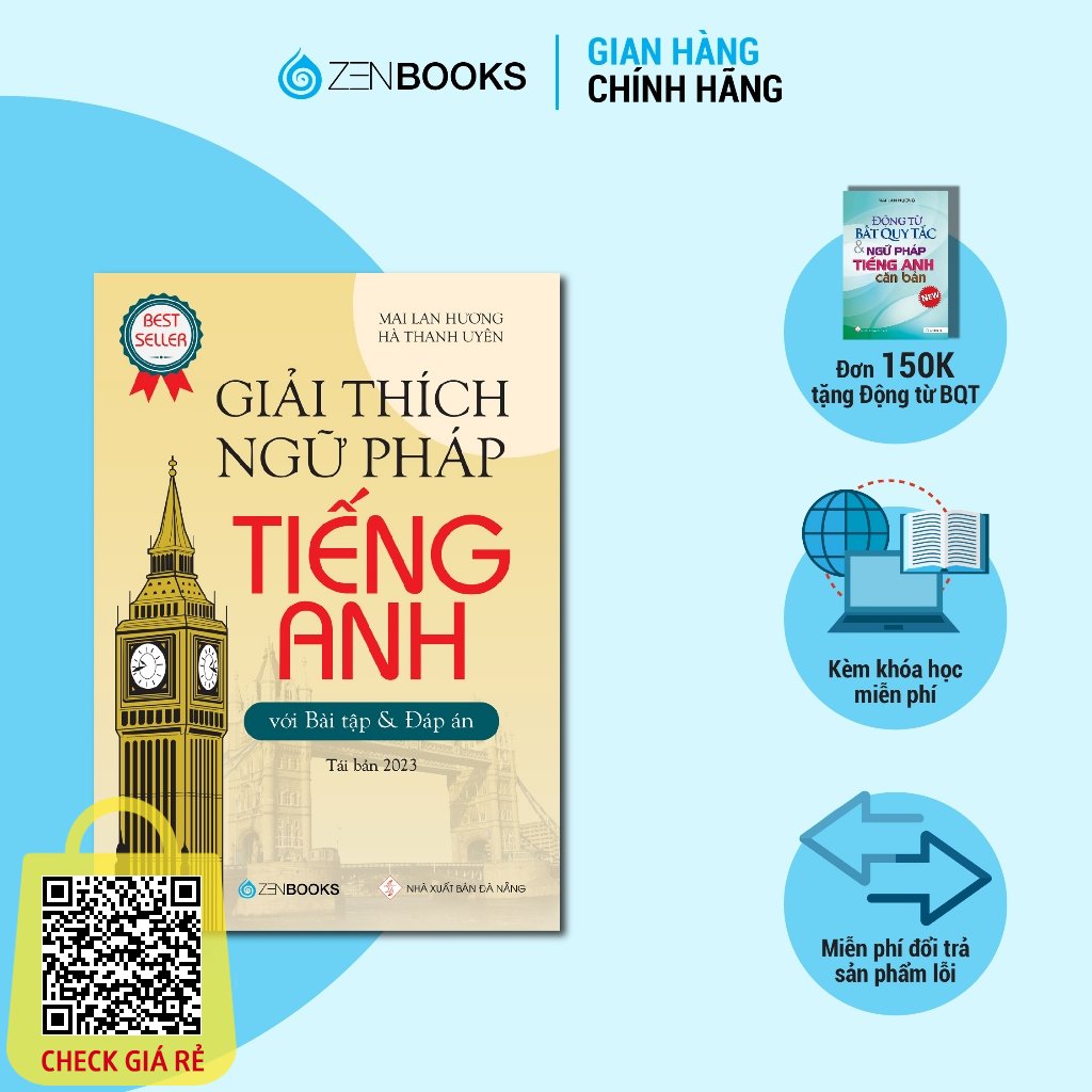 Sach Giai Thich Ngu Phap Tieng Anh Mai Lan Huong (Tai Ban 2023)