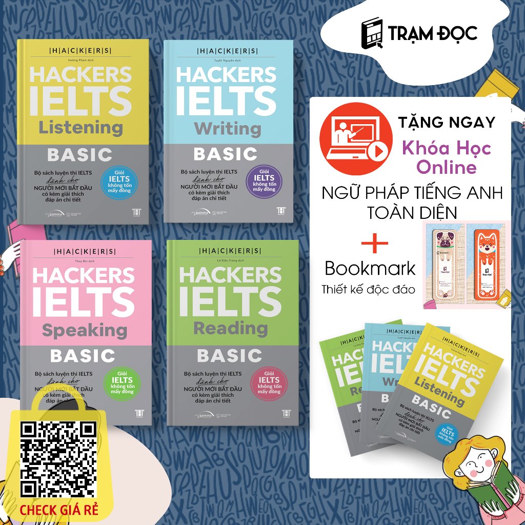 Sách Hacker IELTS Basic (Lẻ tùy chọn)