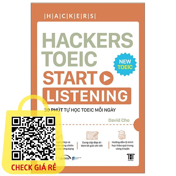 Sách Hackers Toeic Start Listening ( tái bản 2022 )