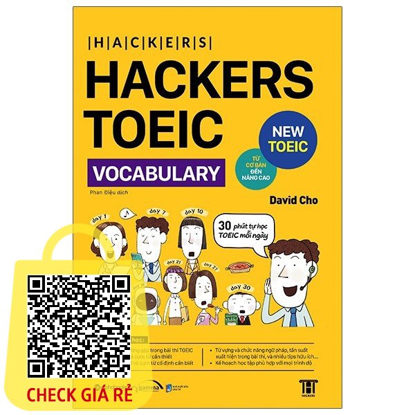 Sách: Hackers TOEIC Vocabulary New TOEIC từ cơ bản đến nâng cao 30 phút tự học TOEIC mỗi ngày
