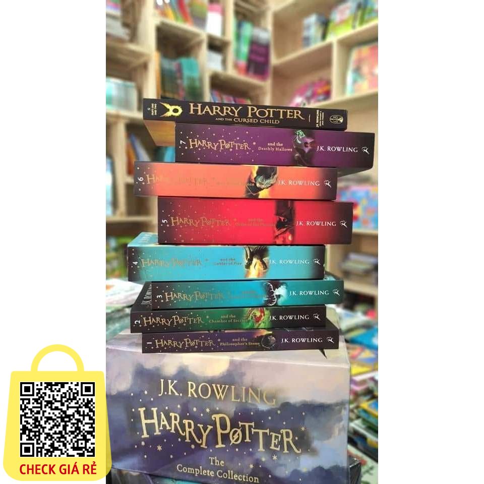 Sách – Harry Potter nhập 8 quyển box set kèm file audio
