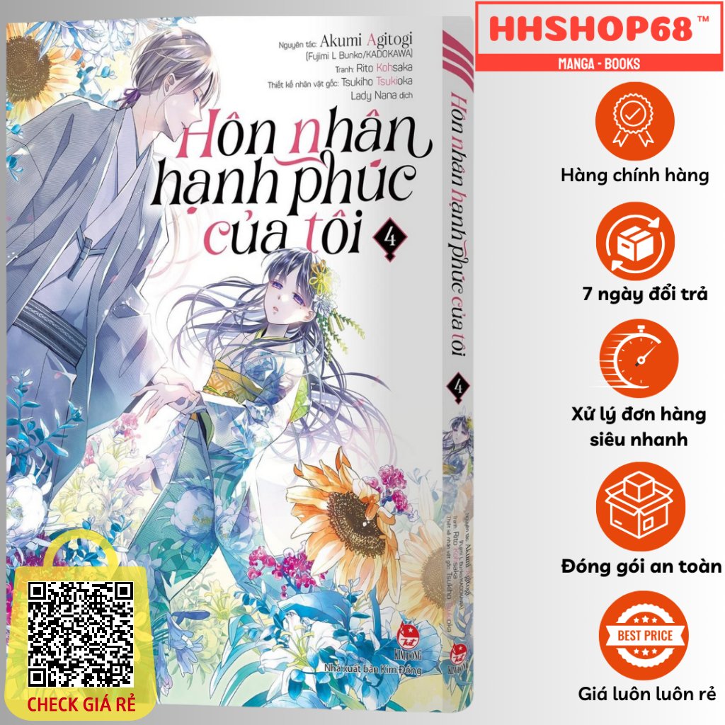 Sach Hon nhan hanh phuc cua toi tap 1 2 3 4 5 6 7 (Manga va Light Novel) NXB Kim Dong