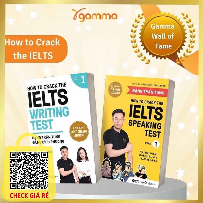 Sách > How To Crack The IELTS: Speaking + Writing - Test Vol.1 (Đặng Trần Tùng)(Combo/Lẻ Tuỳ Chọn)