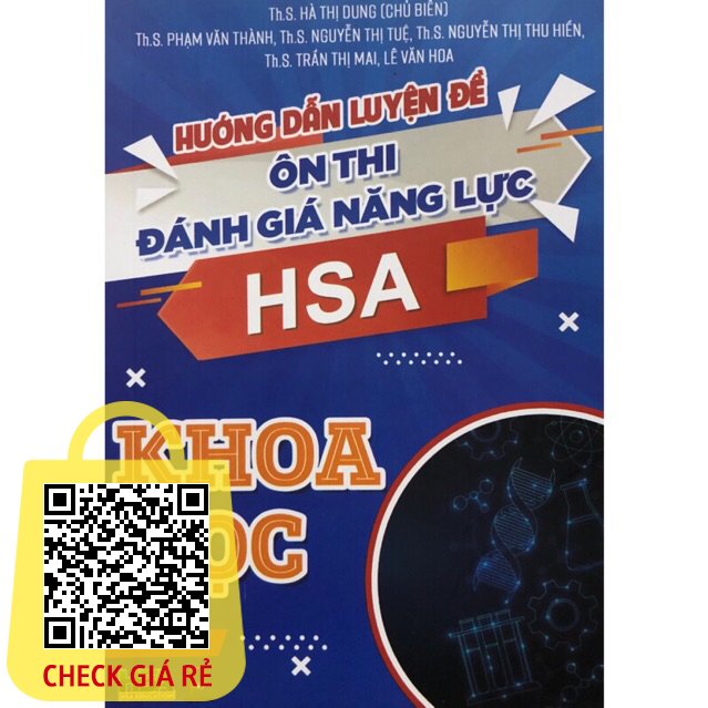 Sach Huong dan luyen de On thi danh gia nang luc HSA: Khoa hoc