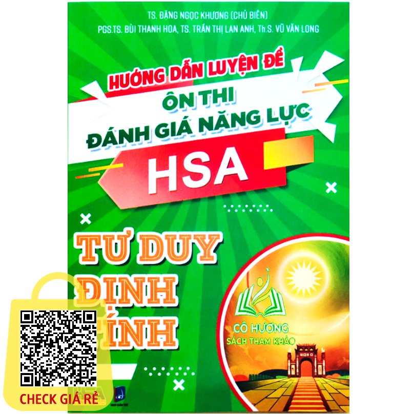 Sach Huong dan luyen de on thi Danh gia nang luc HSA Phan Dinh tinh (Moi 2023 ) -HSA