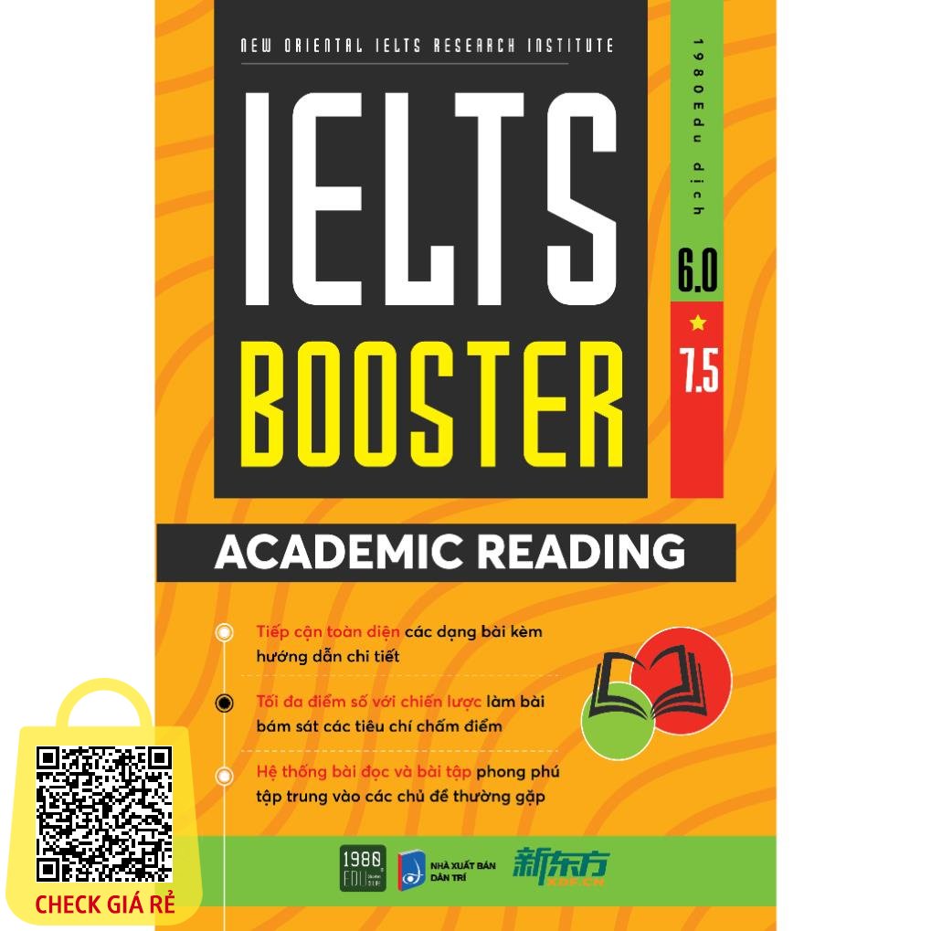 Sách Ielts Booster Academic Reading New Oriental IELTs Research Institute 1980 Books
