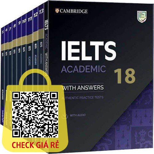 Sách IELTS Cambridge Academic Tuỳ Chọn 1 đến 18 - Ôn Luyện Thi IELTS Tặng Kèm Audio