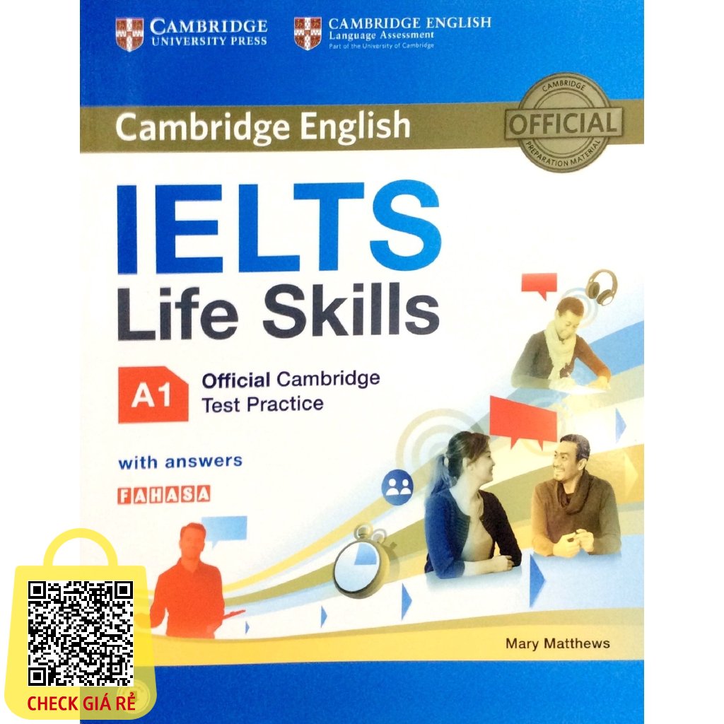 Sách IELTS Life Skills Official Cam Test Practice A1 SB with Answers (Sách Không Kèm Đĩa)