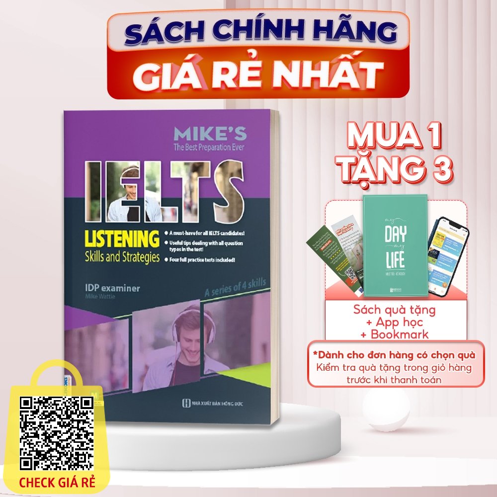 sach ielts listening skills and strategies danh cho nguoi luyen thi ielts hoc kem app online mcbooks