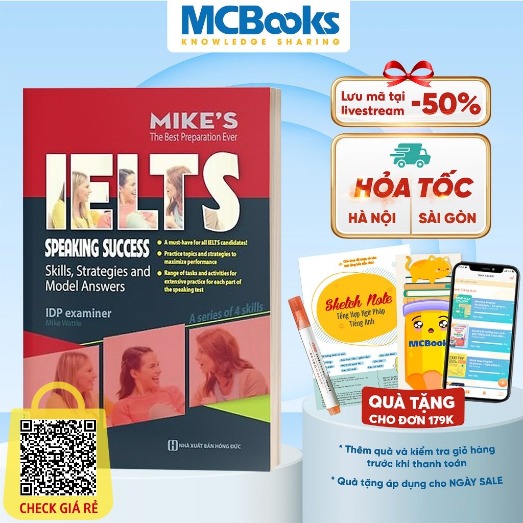 Sách IELTS Speaking Success: Skills Strategies And Model Answers - Dành Cho Người Luyện Thi IELTS - Học Kèm App Online