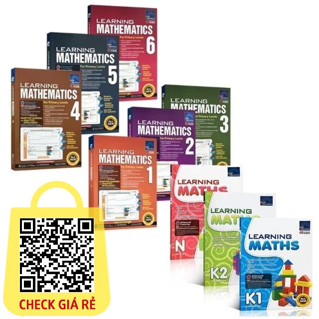 Sách Learning Mathematics 9 quyển nhập màu
