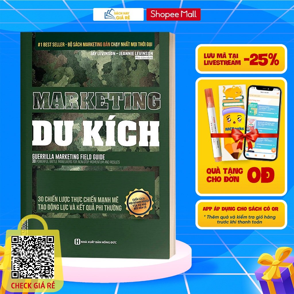 Sach Marketing Du Kich - 30 Chien Luoc Thuc Chien Manh Me Tao Dong Luc Va Ket Qua Phi Thuong - BizBooks