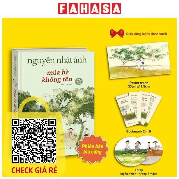 Sách Mùa Hè Không Tên - Bìa Cứng - Tặng Kèm Bookmark 2 Mặt + Poster Tranh + Lót Ly + Chữ Ký Ngẫu Nhiên