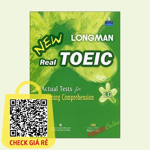 Sach New Longman New Real Toeic Actual Tests For Listening Comprehension LC (+CD)