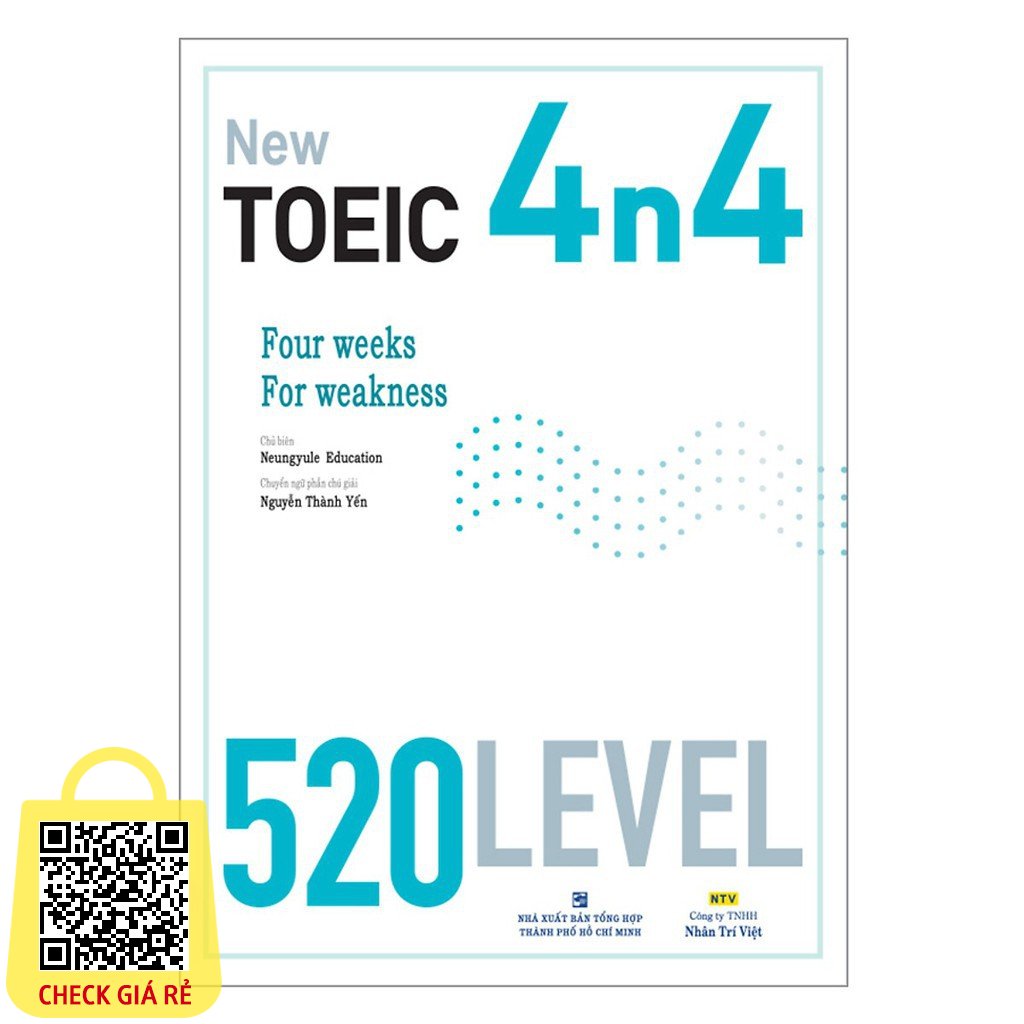 Sách New TOEIC 4n4 520 Level (Kèm CD) NTV