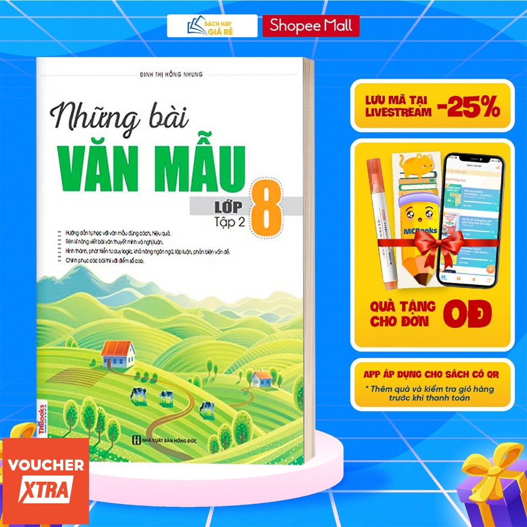 Sách Những bài văn mẫu lớp 8 - Tập 2