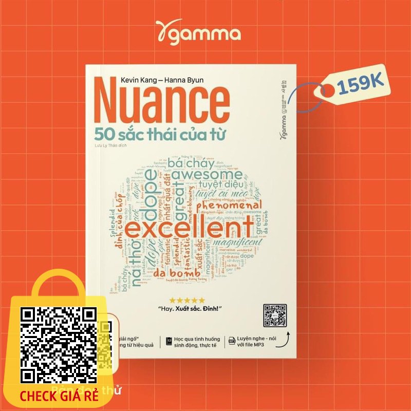 Sách NUANCE - 50 Sắc Thái Của Từ: kèm file MP3 luyện Nghe - Nói (Gamma Books)
