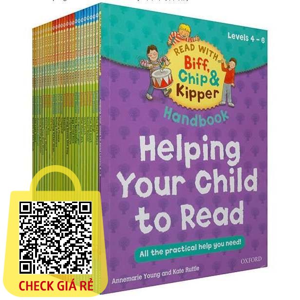 Sách Oxford Reading Tree Biff - Chip and Kipper Level 4-5-6 nhập màu 25 quyển kèm link audio