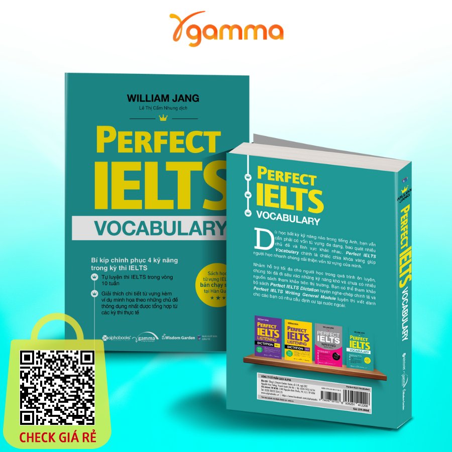 Sách PERFECT IELTS VOCABULARY William Jang Top 100