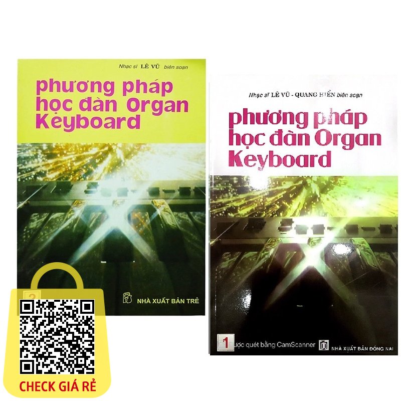 Sách - Phương Pháp Học Đàn Organ Keyboard (Tập 1 + Tập 2) - Lê Vũ, Quang Hiển