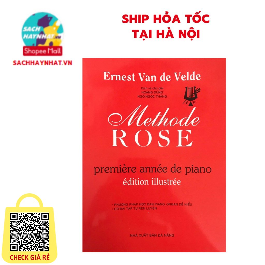 sach phuong phap hoc dan piano vo long methode rose ban den trang