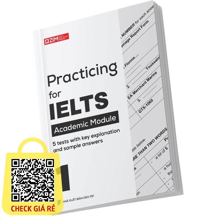 Sách Practicing for IELTS Vol 1 - Tuyển tập đề thi IELTS kèm lời giải chi tiết