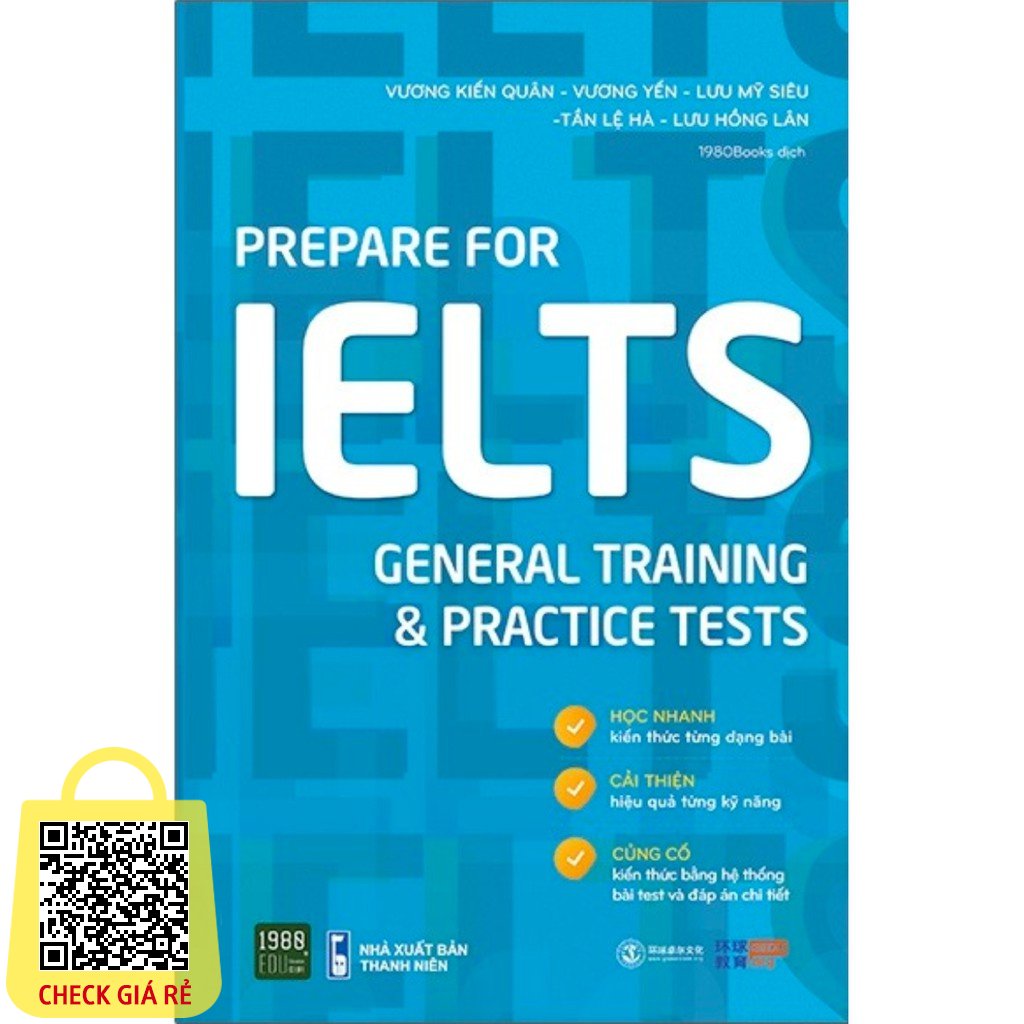 Sách Prepare For Ielts General Training & Practice Tests TTR Bookstore