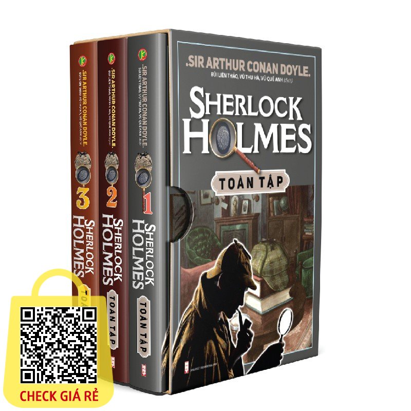 Sách Sherlock Holmes Trọn Bộ 3 Tập Mới Nhất 2021 (Bìa Cứng)