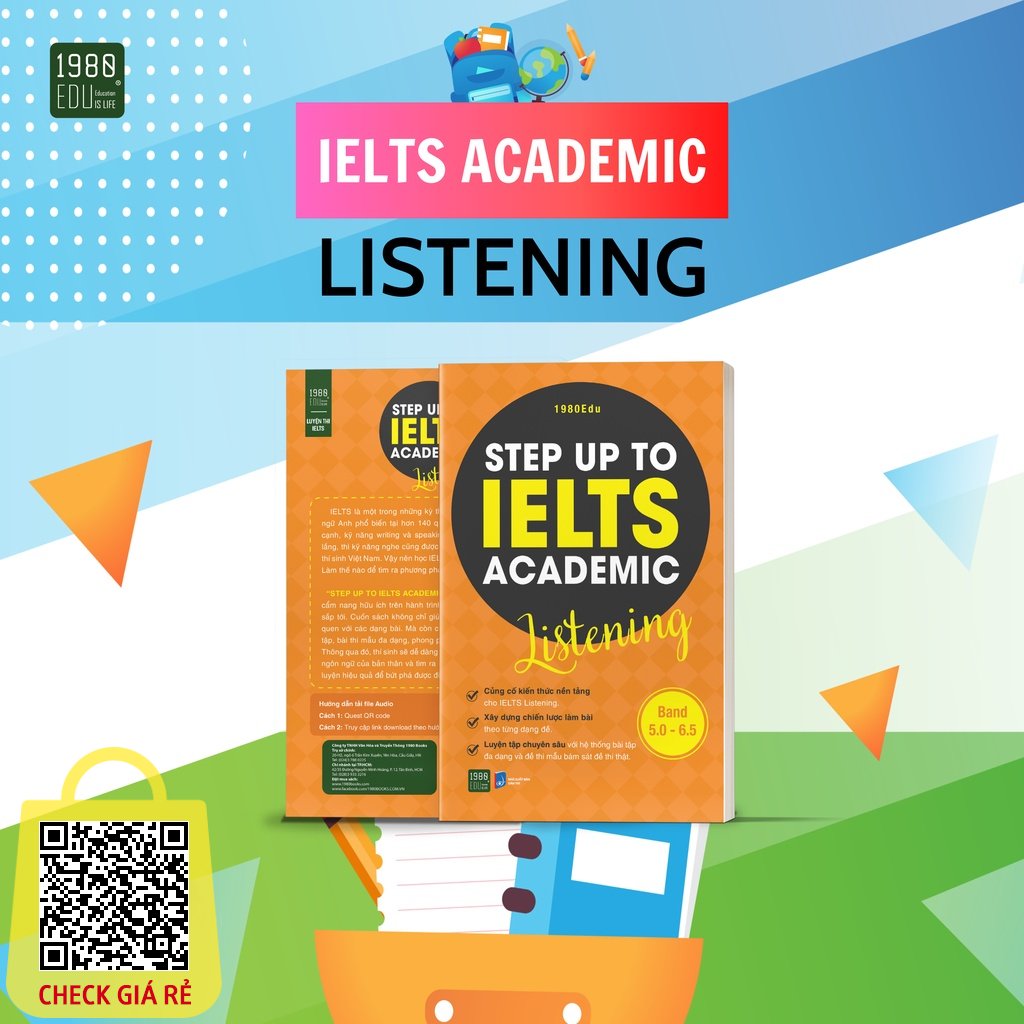 Sách Step Up To IELTS Academic LISTENING (1980BOOKS HCM)