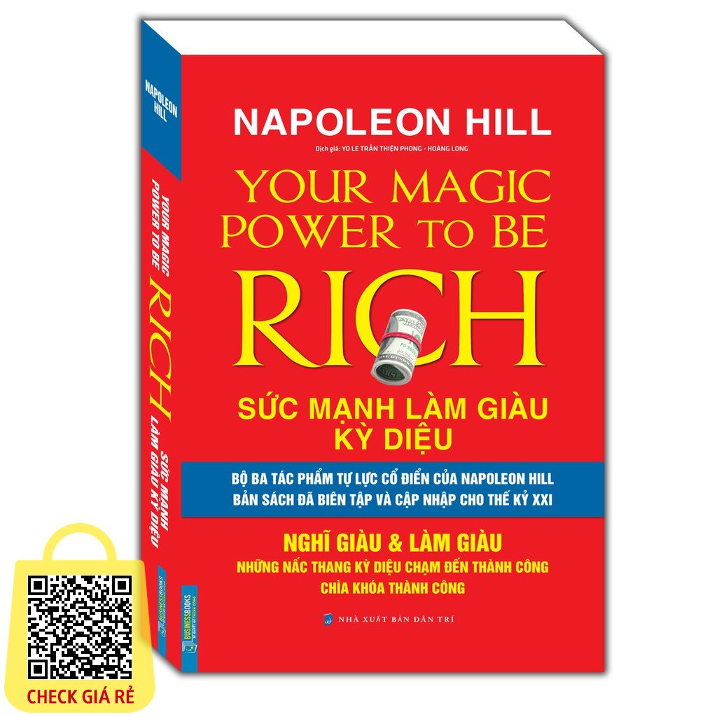 Sách - Sức mạnh làm giàu kỳ diệu-Nghĩ giàu & Làm giàu Tặng Kèm Bookmark