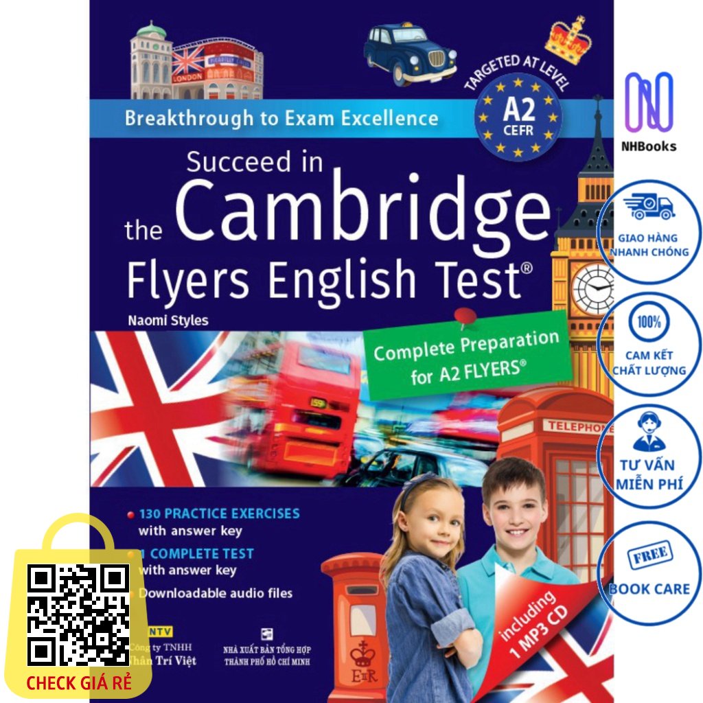 Sách Succeed In The Cambridge Flyers English Test (Kèm 1 Đĩa MP3) NHBOOK