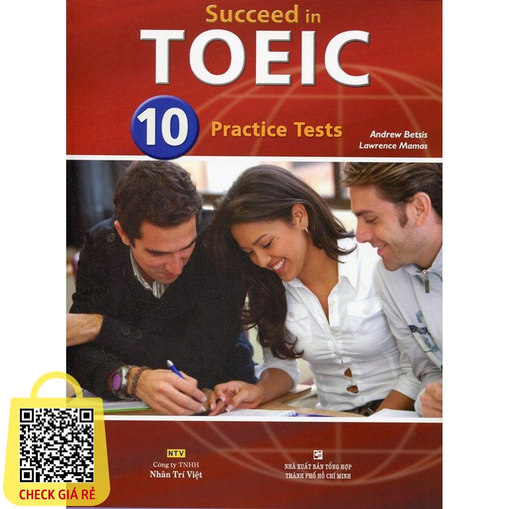 Sach Succeed in TOEIC 10 Practice Tests (Gom 1 Dia MP3) NTV