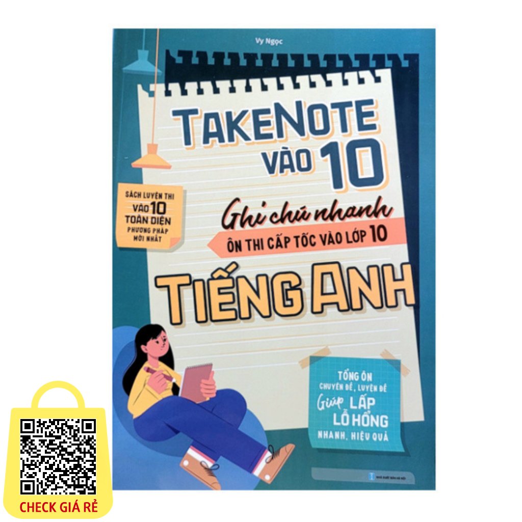 Sách - TakeNote Vào 10 - Ghi Chú Nhanh Ôn Thi Cấp Tốc Vào 10 Tiếng Anh